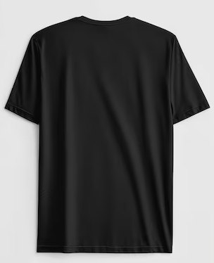 Camiseta negra circulo
